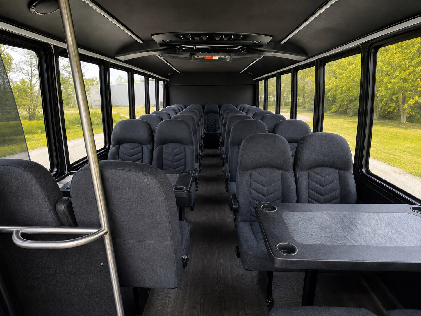 concord 18 passenger minibus inside