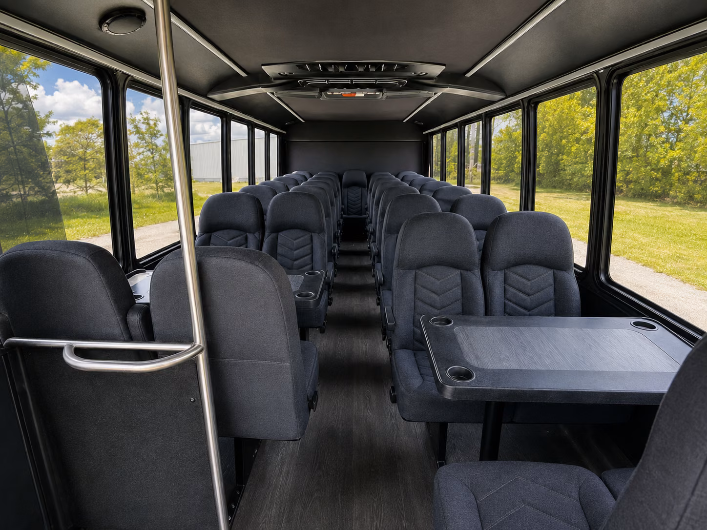 concord 18 passenger minibus interior