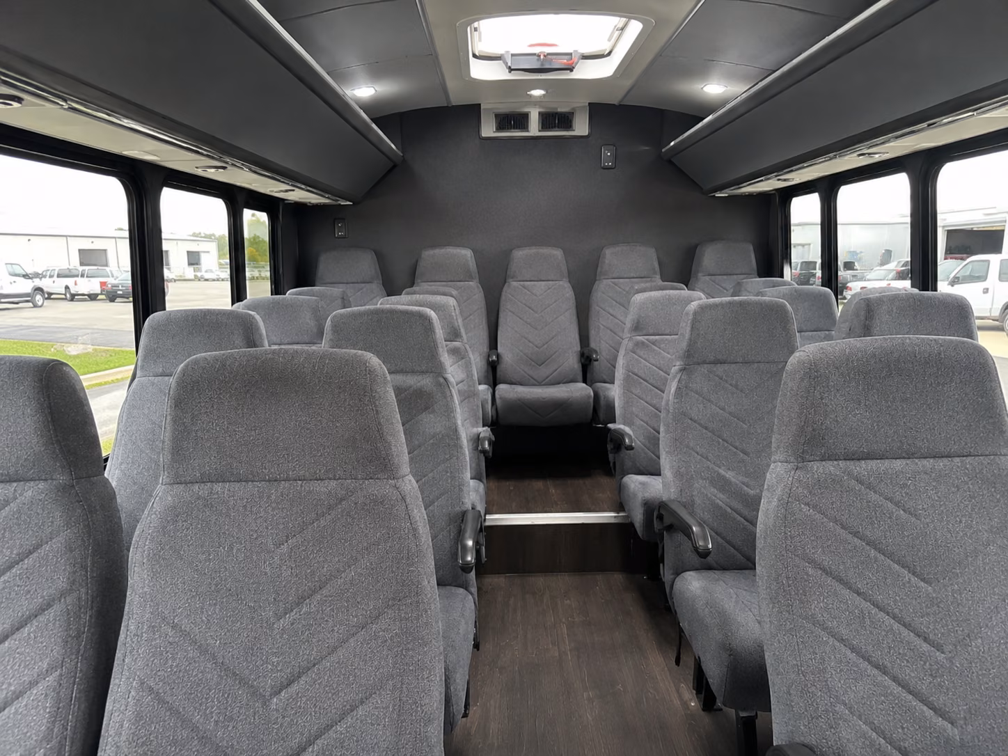 concord 20 passenger minibus inside