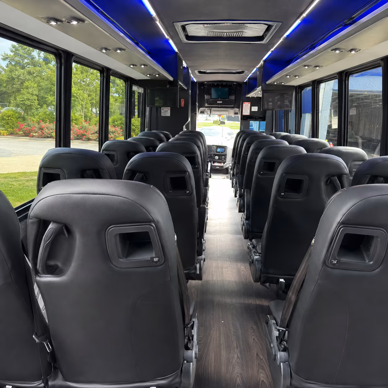 concord 28 passenger minibus interior