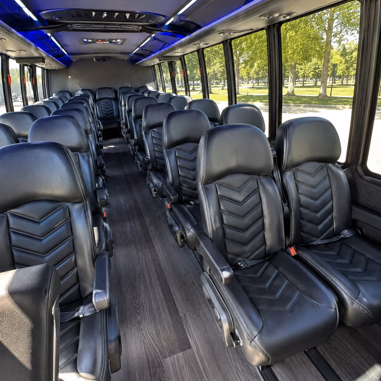 concord 30 passenger minibus interior
