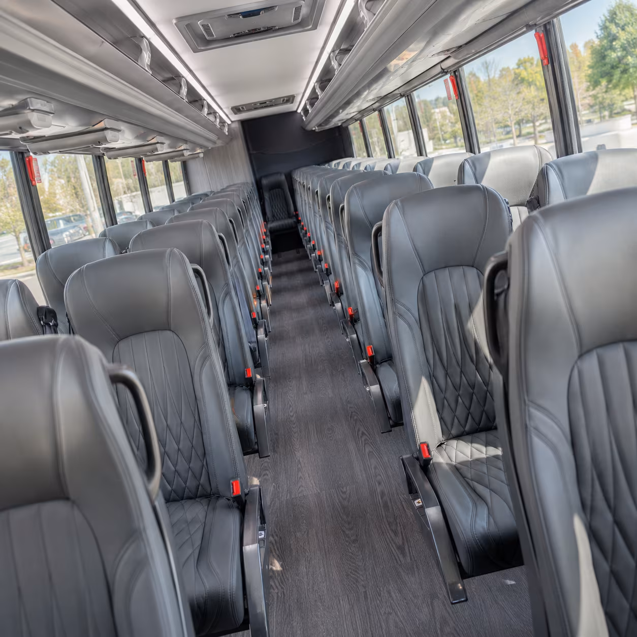 concord 35 passenger minibus interior