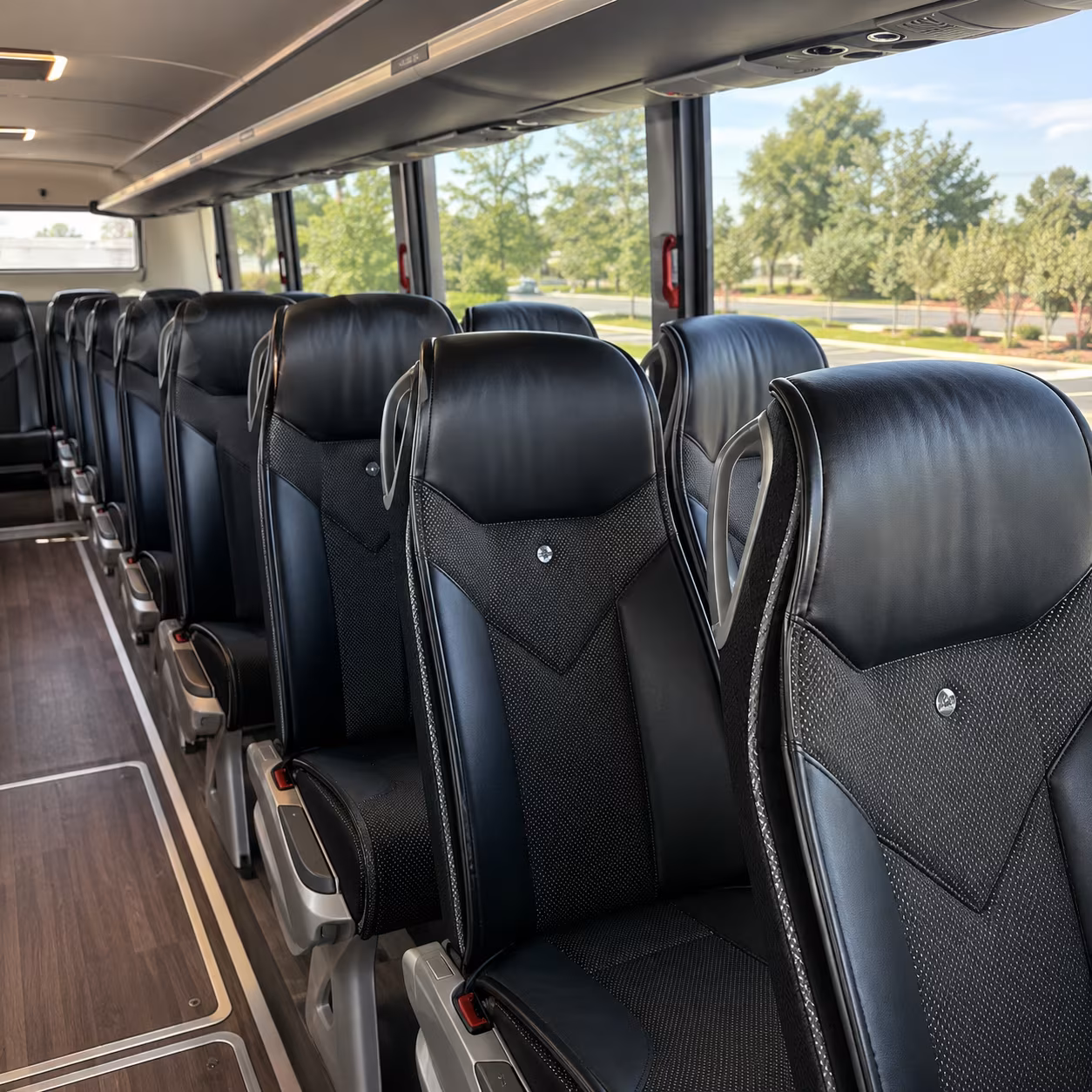 concord 45 passenger charter bus interior