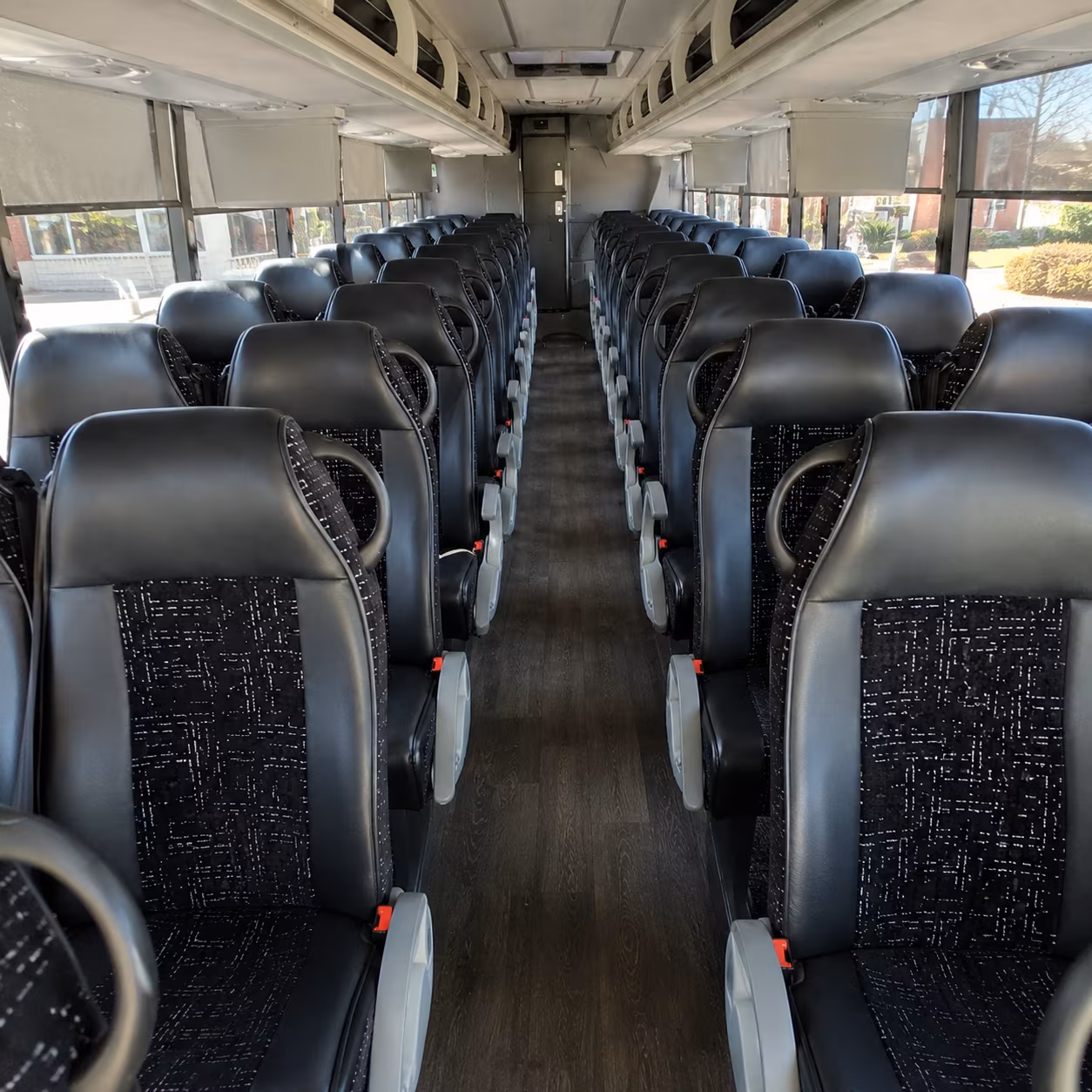 concord 54 passenger charter bus inside