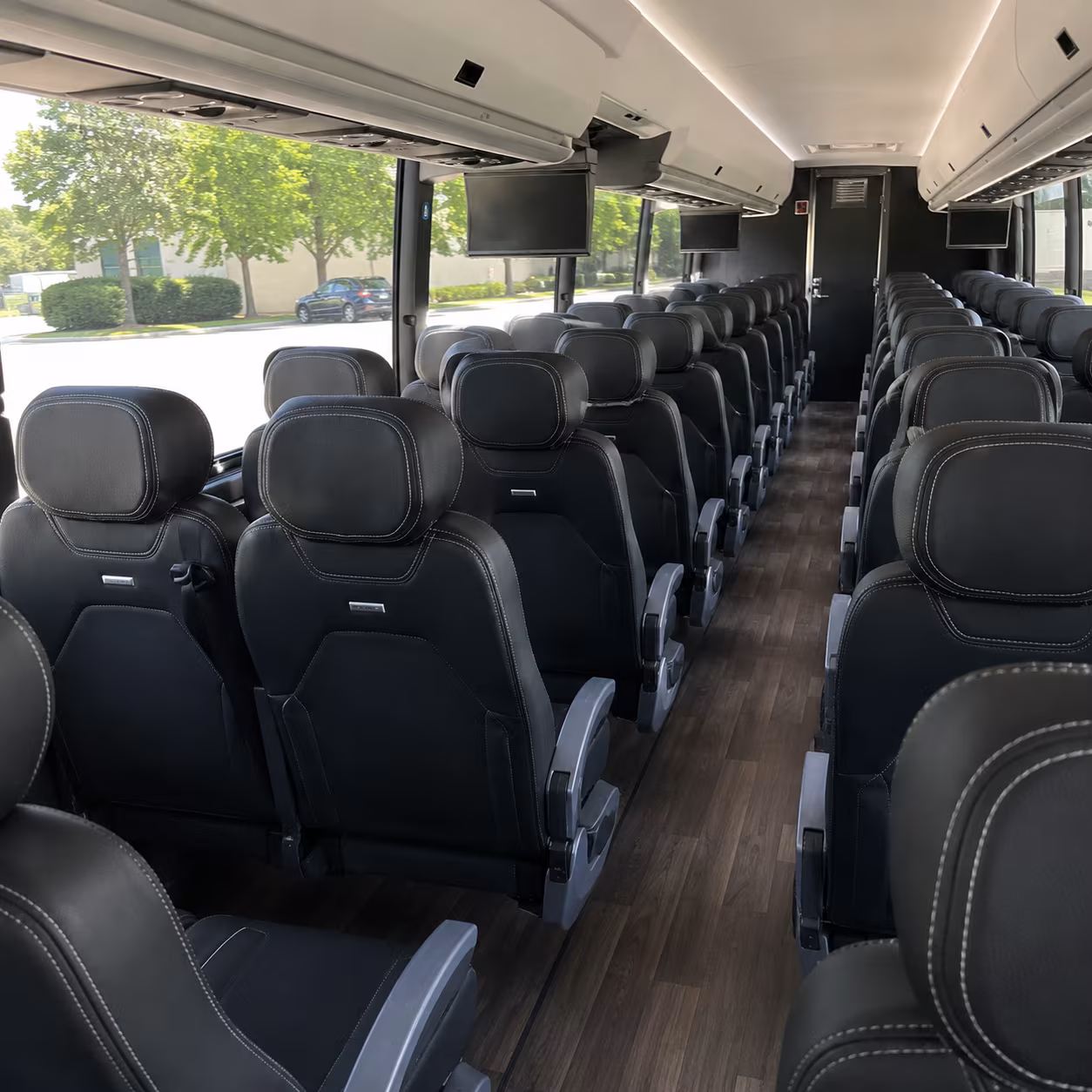 concord 56 passenger charter bus interior