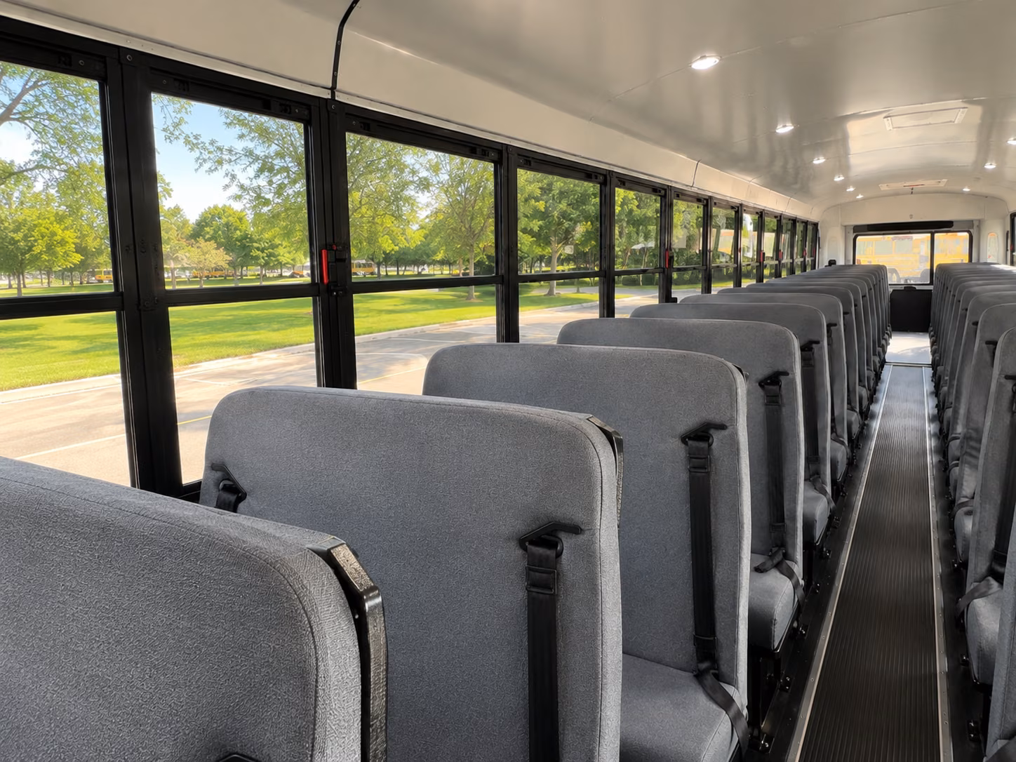 concord school bus inside